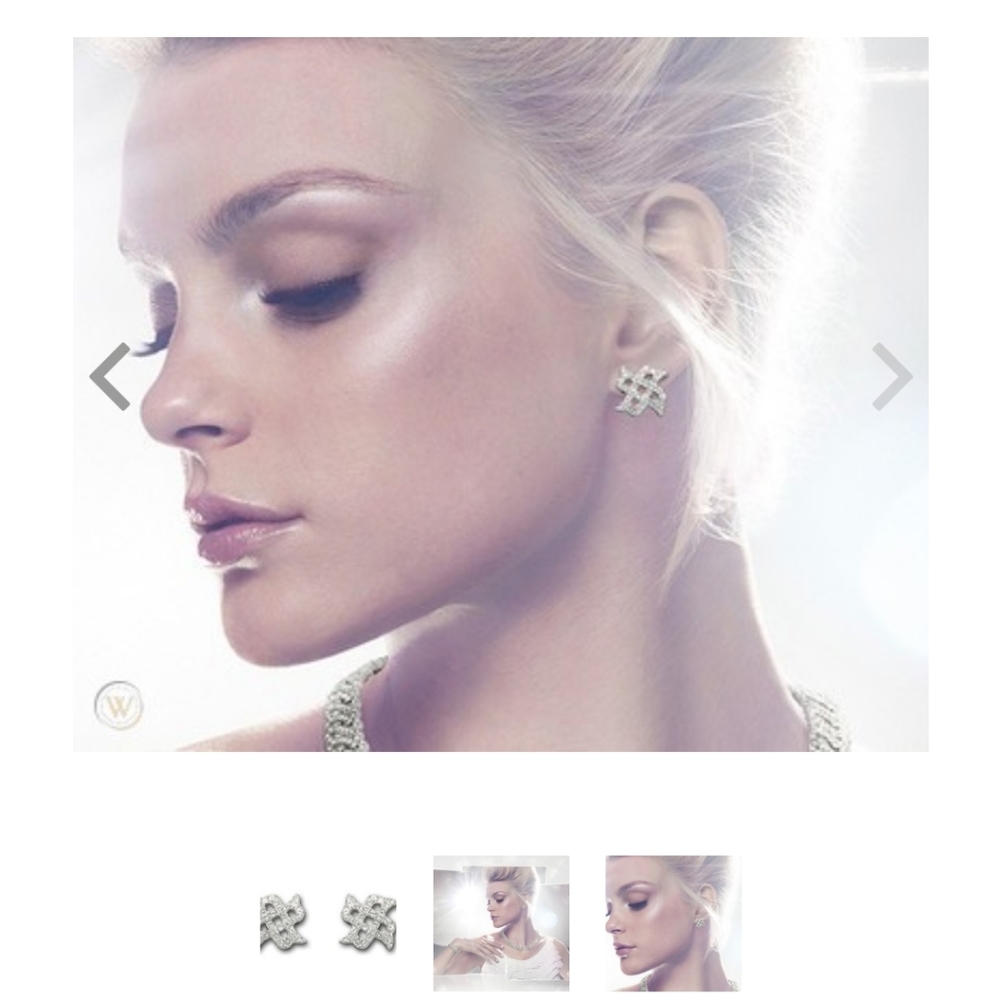 Swarovski Diamanta Clip Earrings